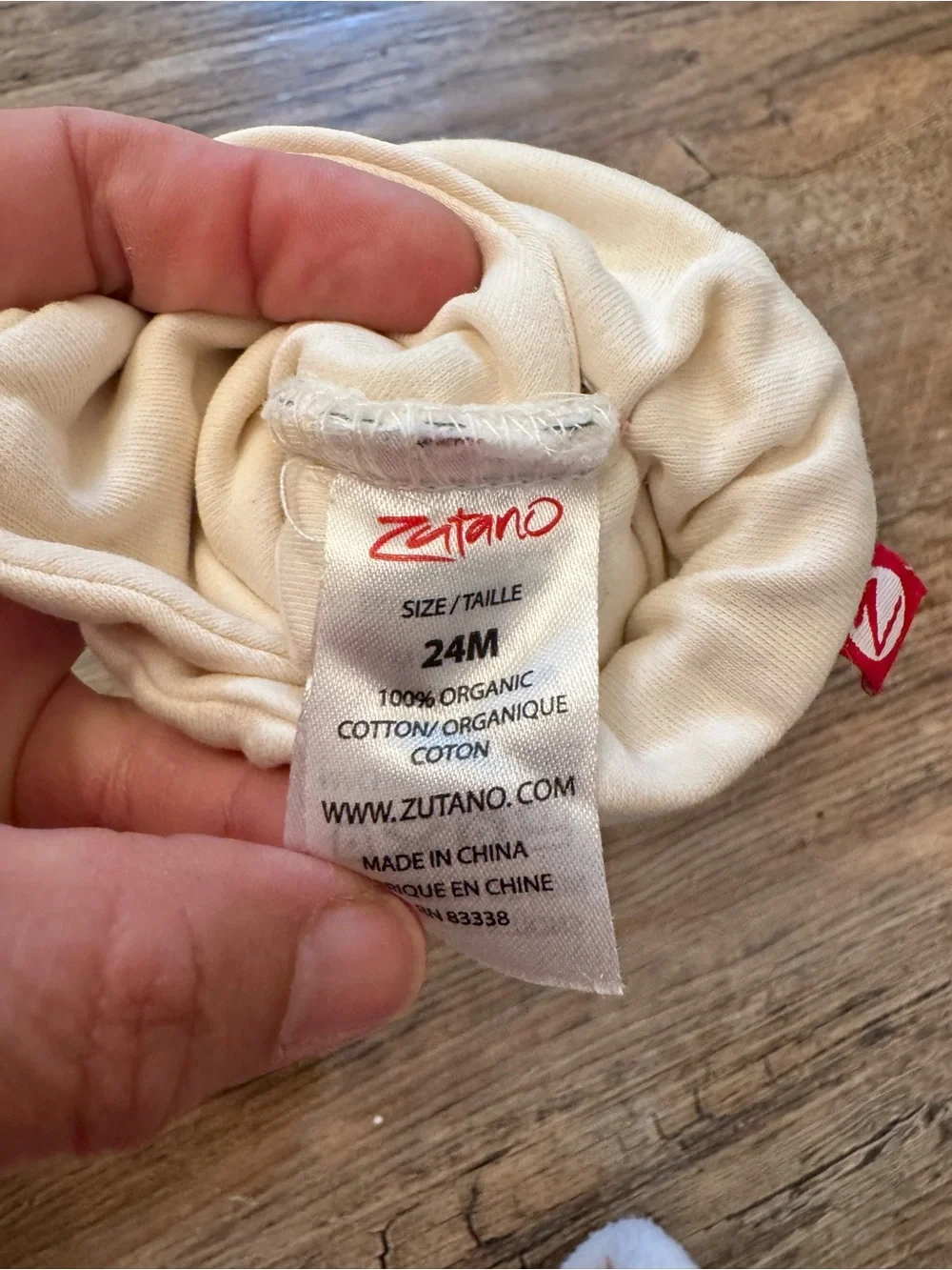Zutano Cream Soft Baby Booties with Fold-Over Cuffs